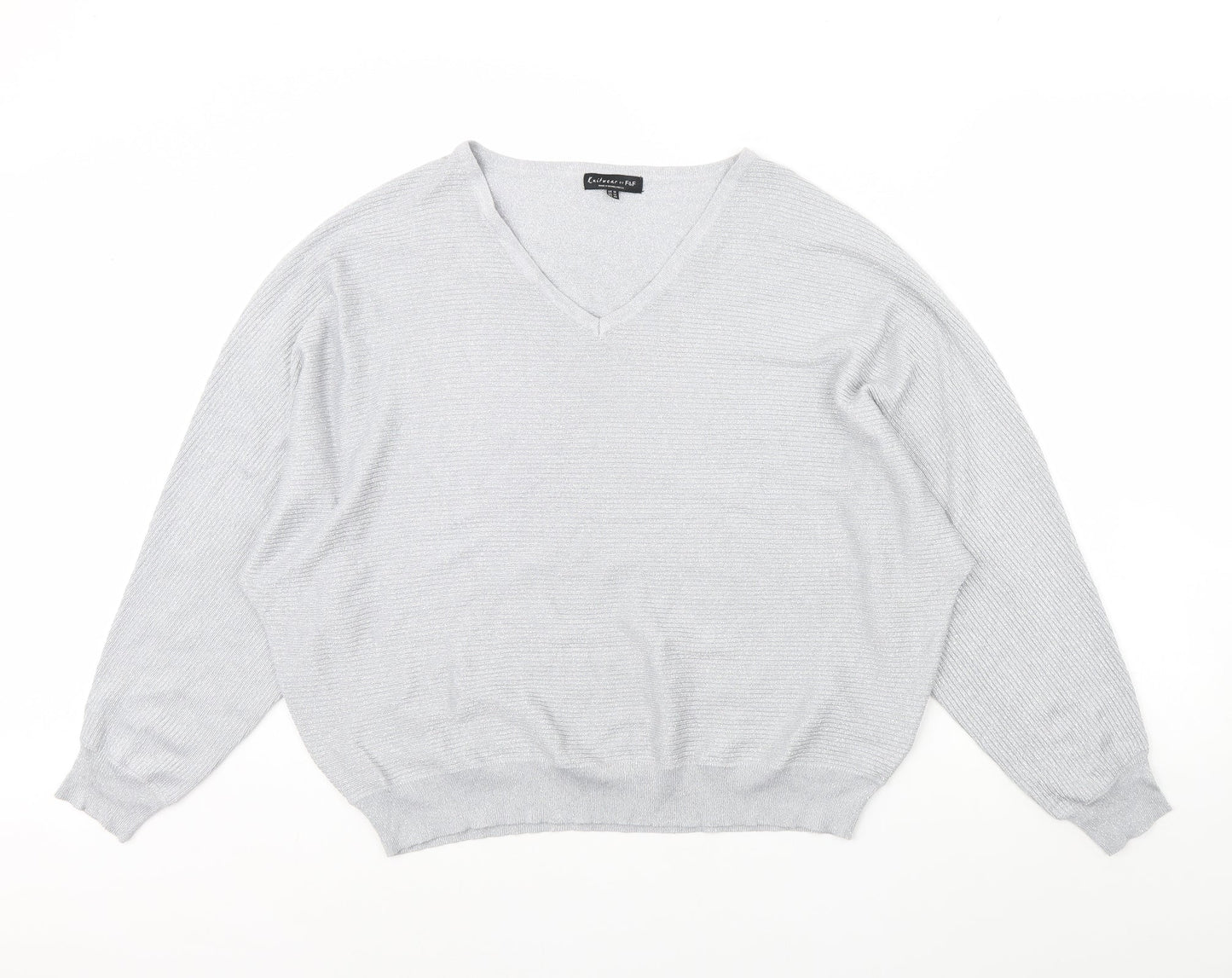 F&F Womens Grey   Pullover Jumper Size 18