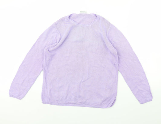 Joie De Vivre Womens Purple   Pullover Jumper Size S