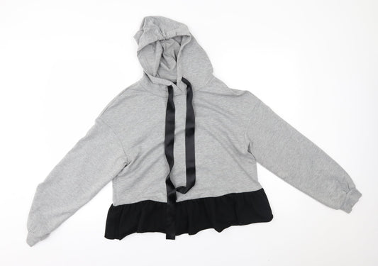 SheIn Womens Grey   Pullover Hoodie Size 6