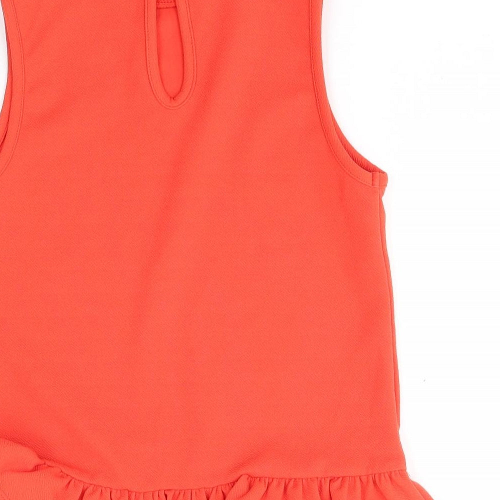 Matalan Girls Orange   Basic Blouse Size 10-11 Years
