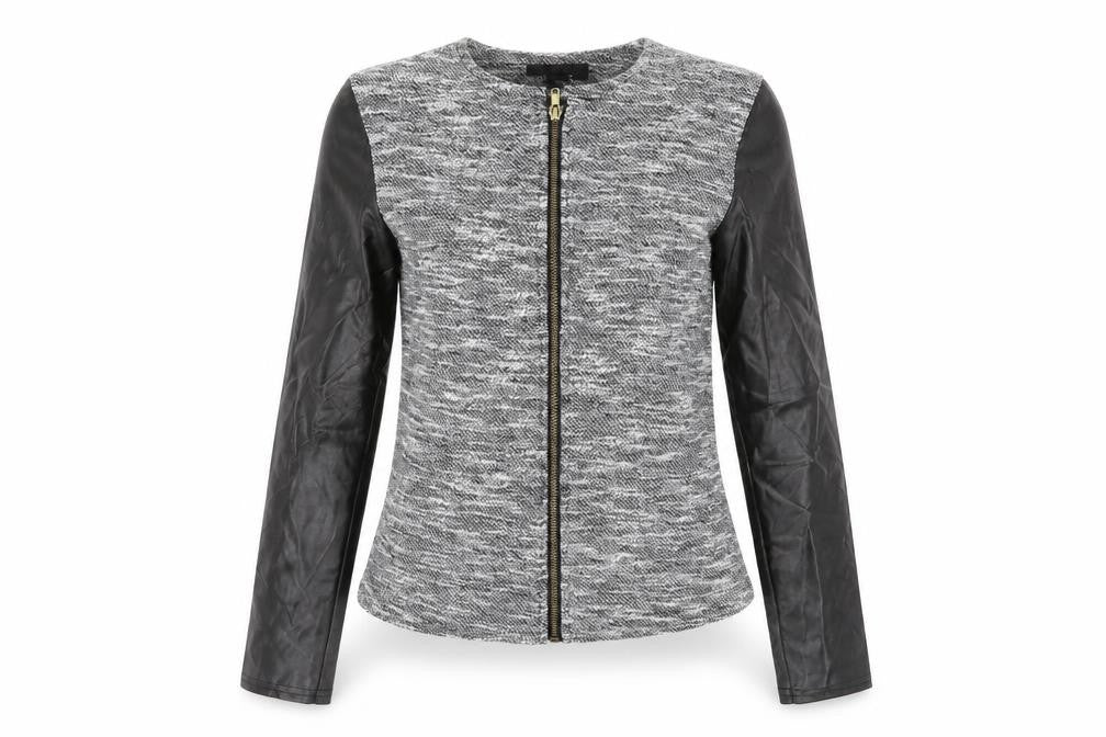 rock & rags Womens Grey   Full Zip Jumper Size XS