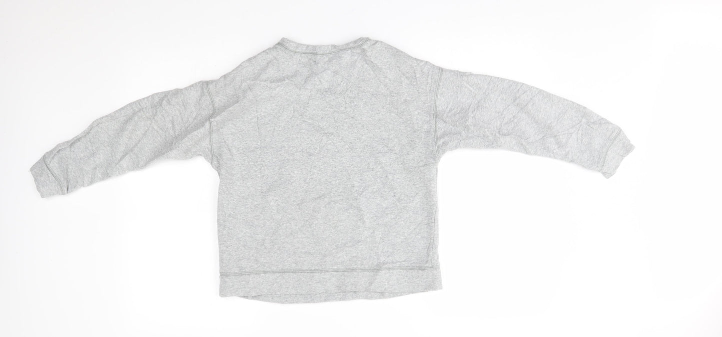 Gap Girls Grey   Pullover Jumper Size 10-11 Years  - unicorn