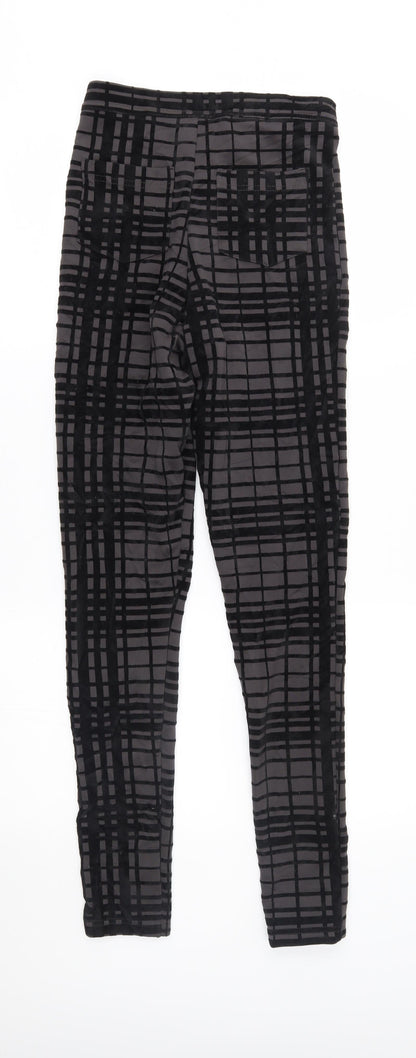 Back view of ASOS women’s black trousers, size UK 6, 29-inch leg