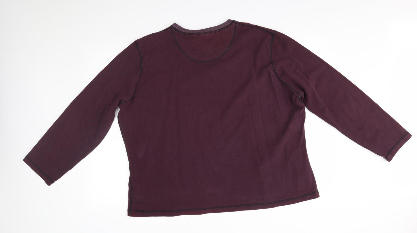 Natural Reflections Womens Red   Pullover Jumper Size 3XL