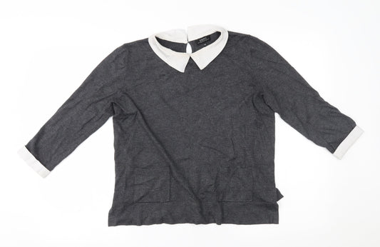 Papaya Womens Grey   Pullover Jumper Size 10