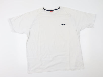 Slazenger Womens White   Basic T-Shirt Size 3XL
