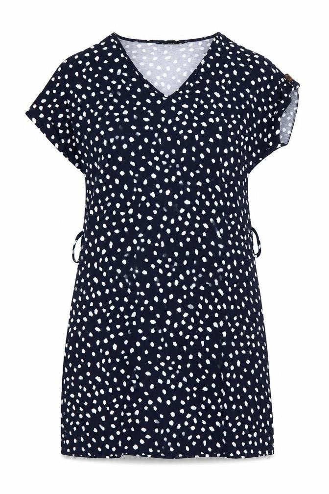 Florence and Fred Womens Blue Polka Dot  T-Shirt Dress  Size 8