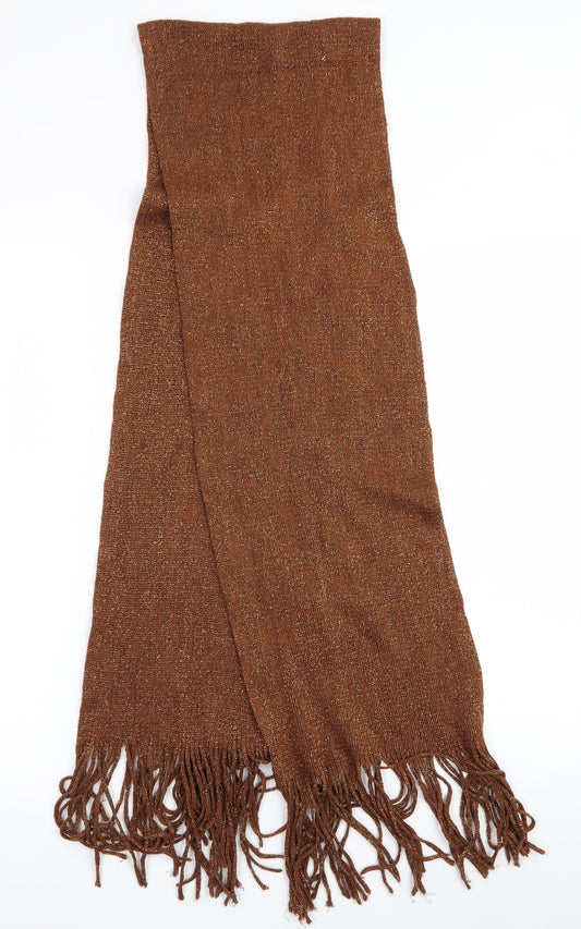 Preworn Womens Gold    Scarf   - Glitter effect