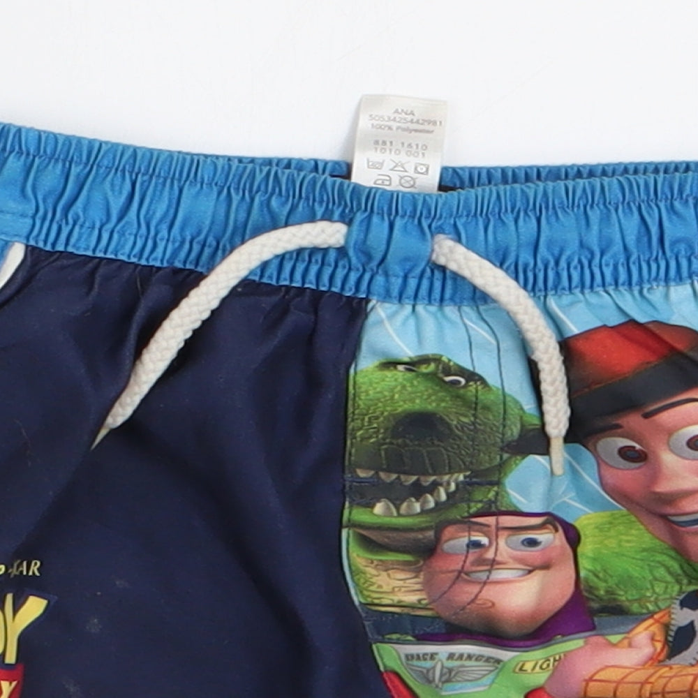 George Boys Blue   Cropped Trousers Size 9-12 Months  - Toy Storey Shorts