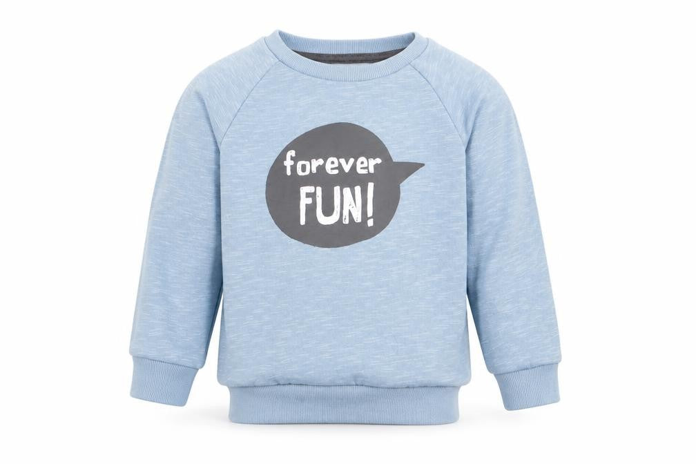 Primark Boys Blue   Pullover Sweatshirt Size 2-3 Years  - Forever Fun