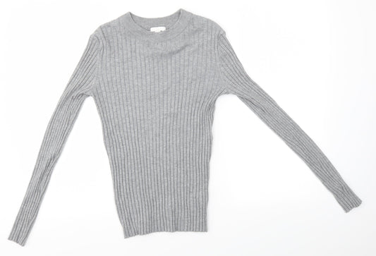 H&M Womens Grey   Pullover Jumper Size S