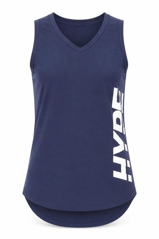 Hype Womens Blue   Basic T-Shirt Size 8