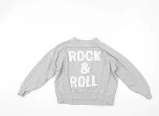 Cameo Rose Womens Grey   Pullover Sweatshirt Size S