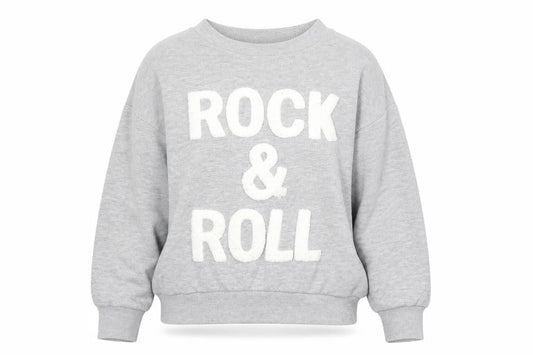 Cameo Rose Womens Grey Pullover Sweatshirt Size S