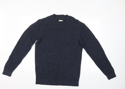 Preloved Selected Homme  Mens Blue   Pullover Jumper - Front