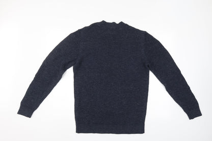 Preloved Selected Homme  Mens Blue   Pullover Jumper - Back