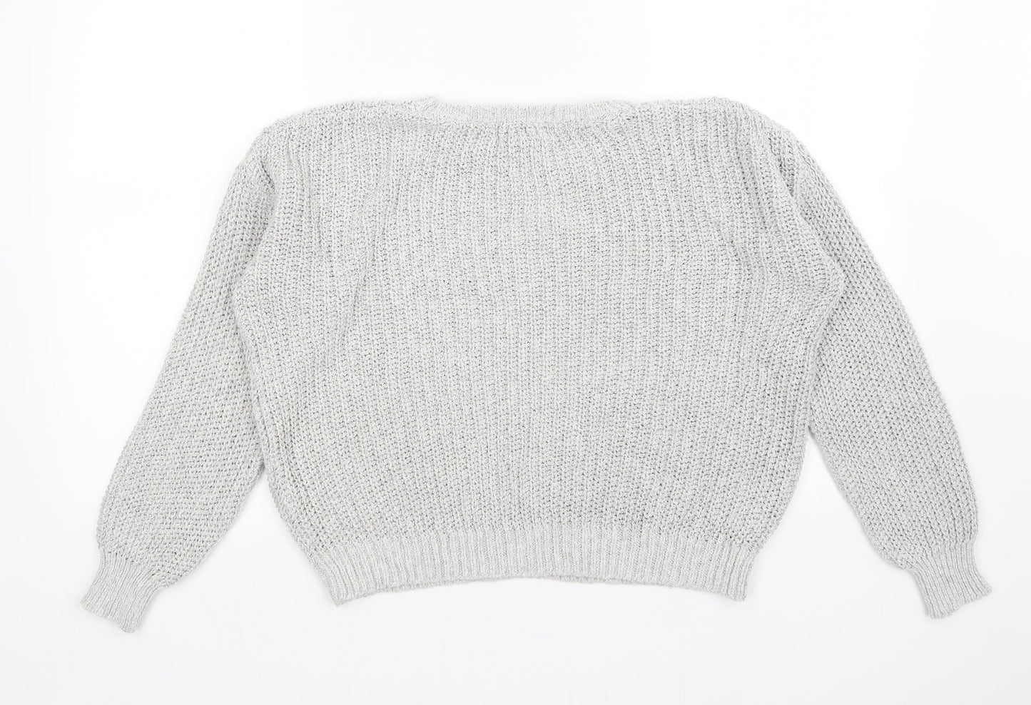 FOREVER 21 Womens Grey   Pullover Jumper Size M