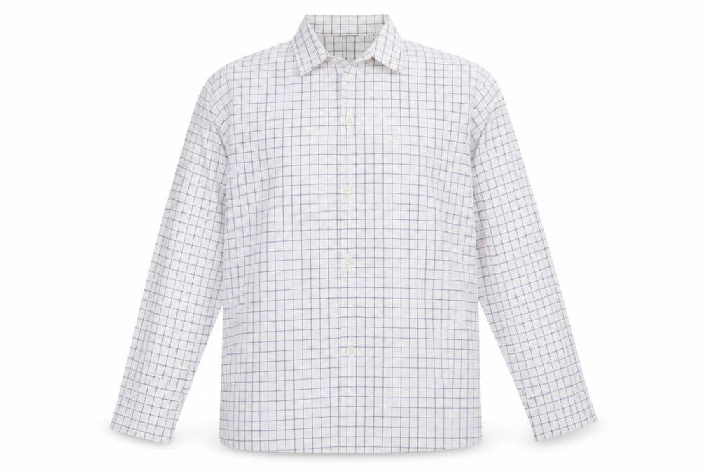 Marks & Spencer Mens Multicoloured Check   Button-Up Size M