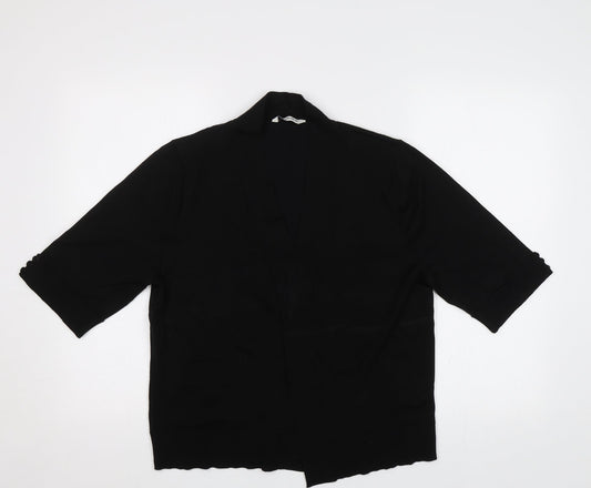 Tru Collection Womens Black   Cardigan Jumper Size M