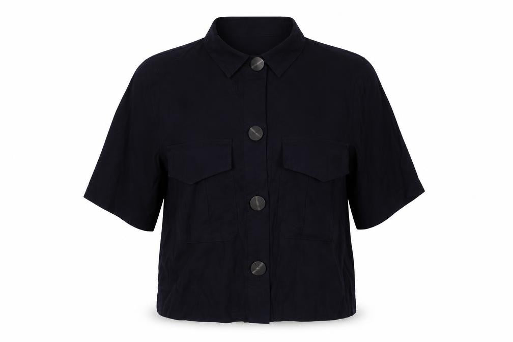 Primark Womens Blue   Basic Button-Up Size 8