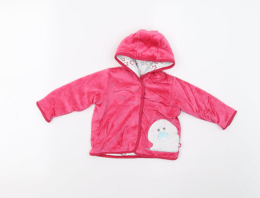 M&S Girls Pink   Jacket  Size 3-6 Months