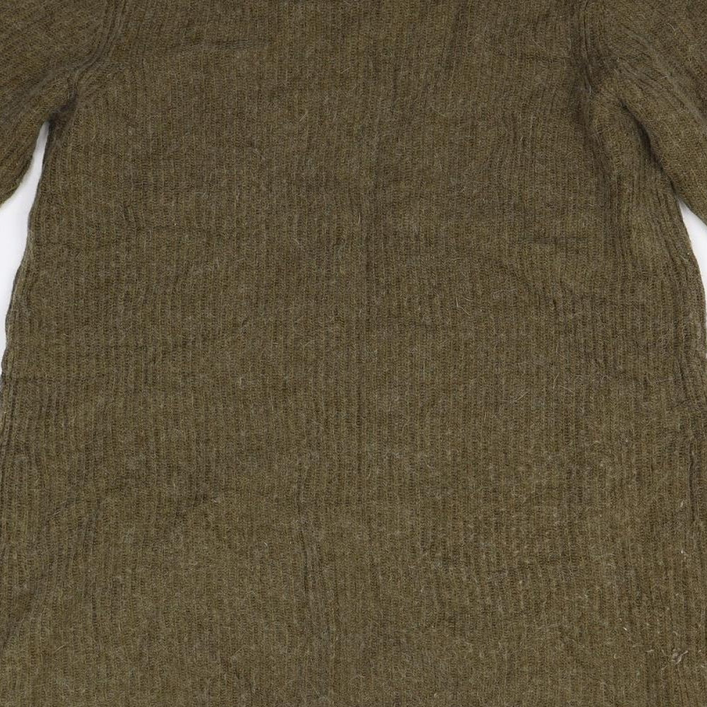 Topshop Womens Green  Knit Pullover Jumper Size 10