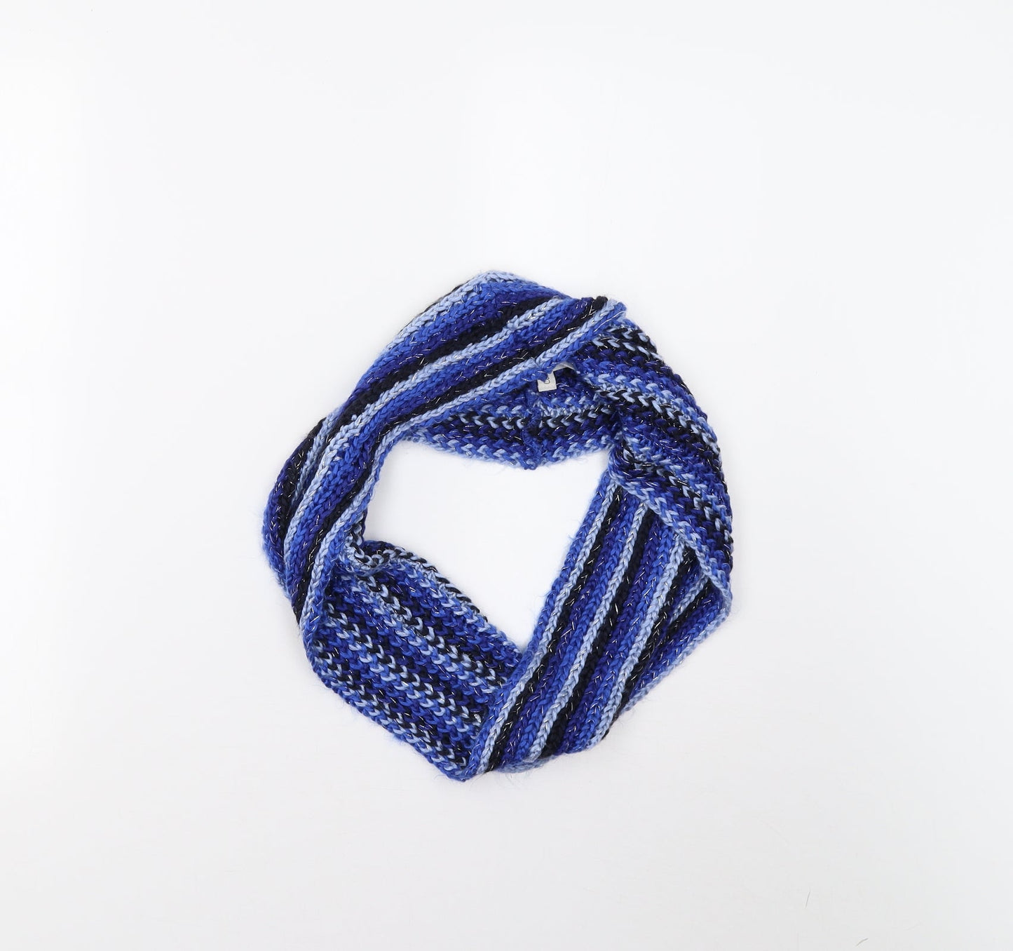Coldwater Creek Unisex Blue  Knit  Scarf
