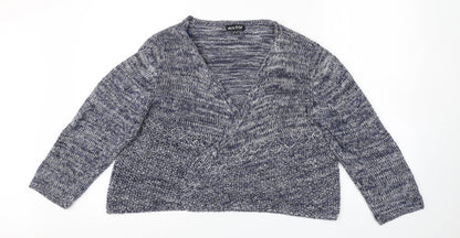 marble Womens Blue   Cardigan Jumper Size L
