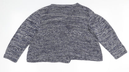 marble Womens Blue   Cardigan Jumper Size L