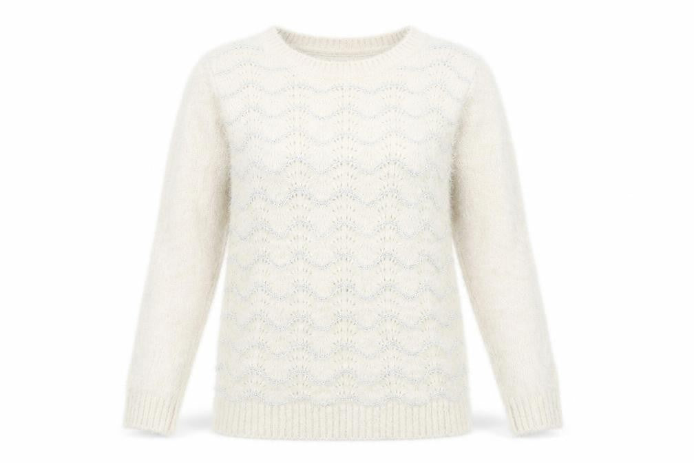 Klass Womens Ivory   Pullover Jumper Size S