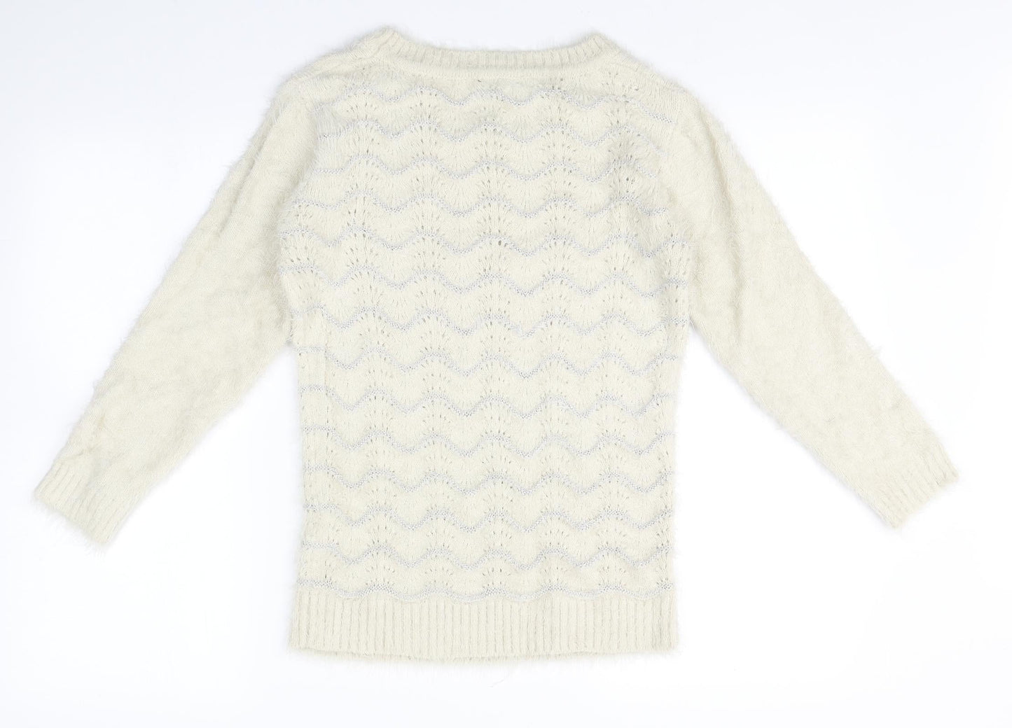Klass Womens Ivory   Pullover Jumper Size S