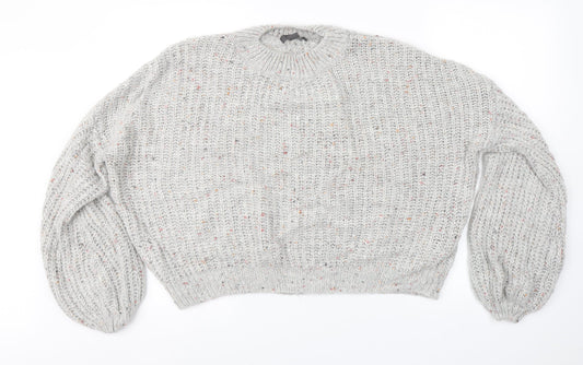 Primark Womens Grey   Pullover Jumper Size M