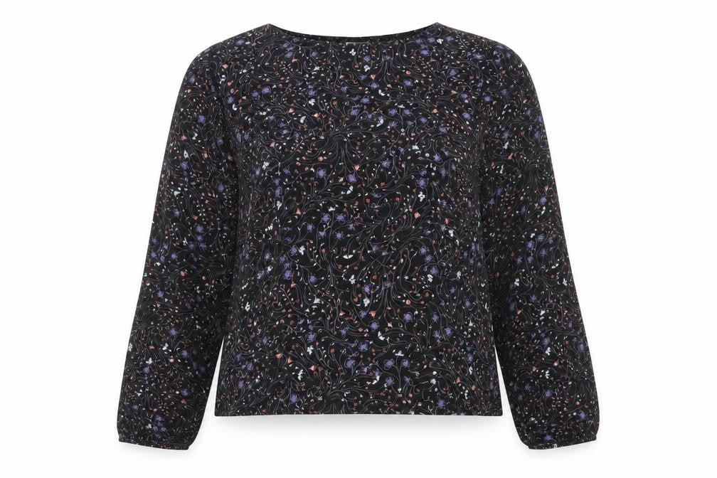 Jaqueline de Yong Womens Black   Basic Blouse Size 6