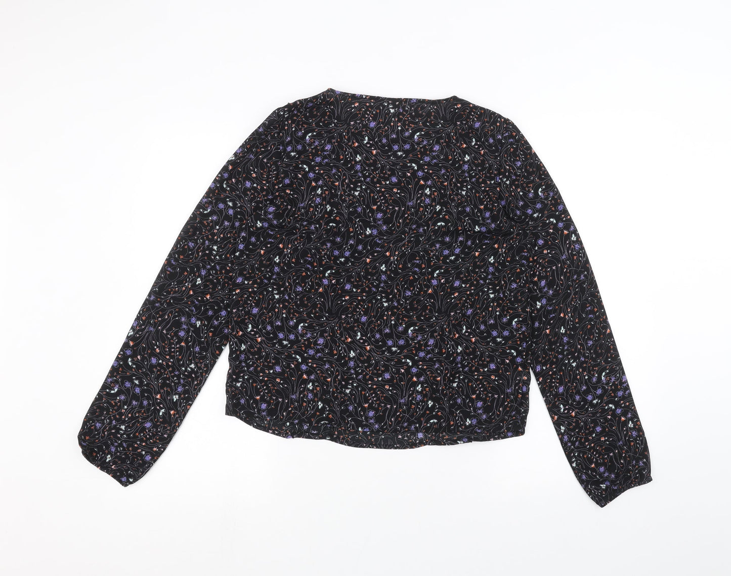 Jaqueline de Yong Womens Black   Basic Blouse Size 6