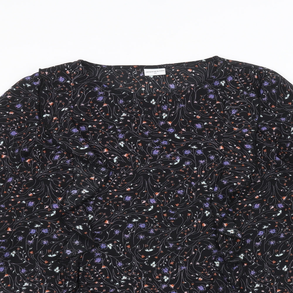 Jaqueline de Yong Womens Black   Basic Blouse Size 6