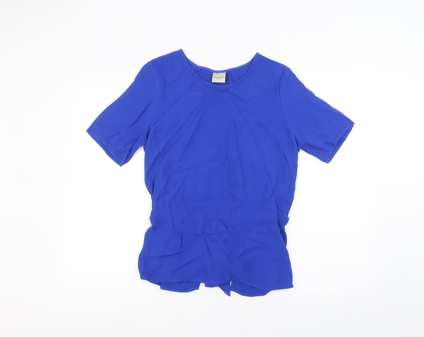 Selected Femme Womens Blue   Basic Blouse Size 6