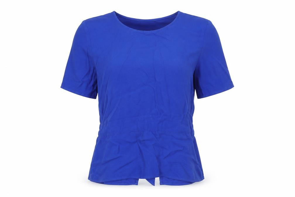 Selected Femme Womens Blue   Basic Blouse Size 6