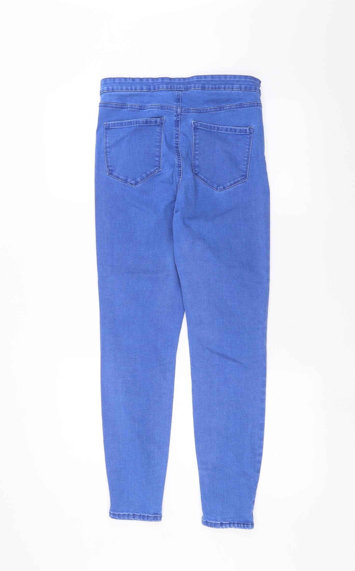Denim & Co. Womens Blue  Denim Skinny Jeans Size 14 L26 in