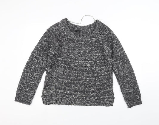Atmosphere Womens Black  Knit Pullover Jumper Size 10