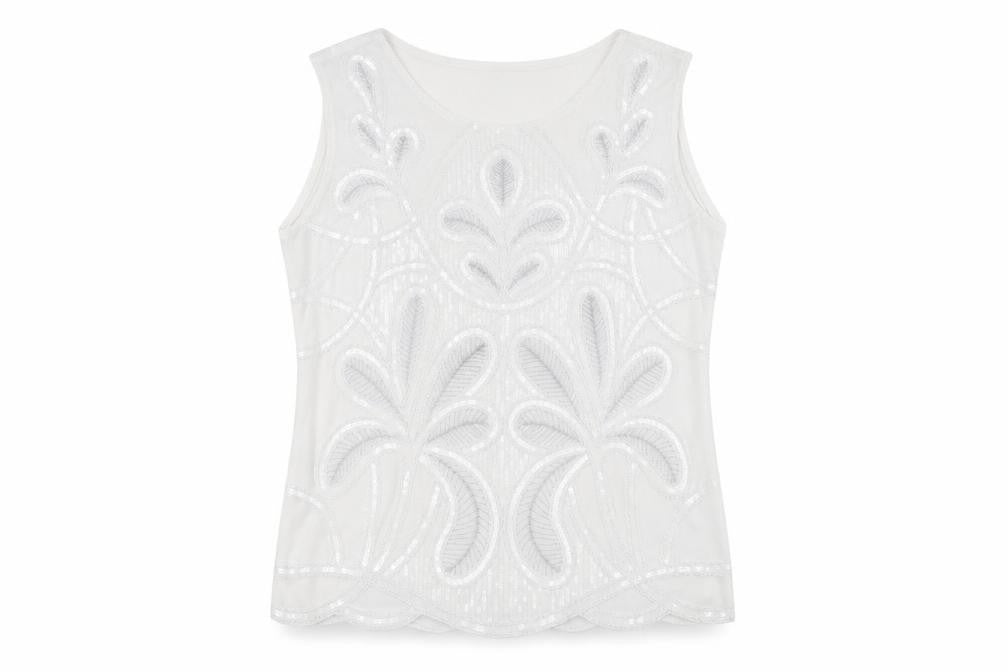 anna rose Womens White   Basic T-Shirt Size XL