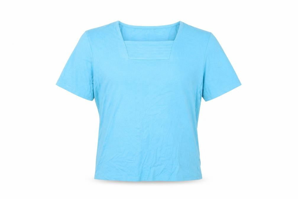 Black Pepper Womens Blue   Basic T-Shirt Size 12