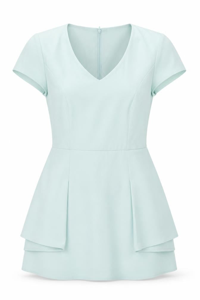 Topshop Womens Blue   Basic Blouse Size 8