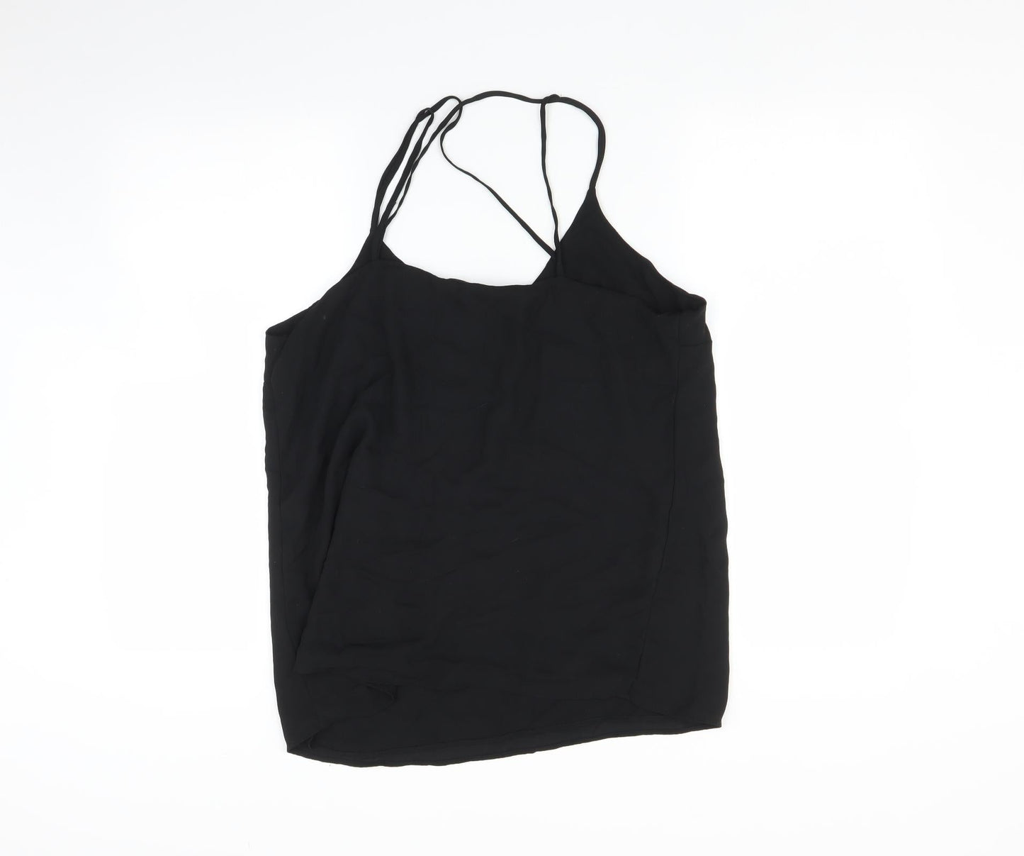 Peacocks Womens Black   Camisole T-Shirt Size 14