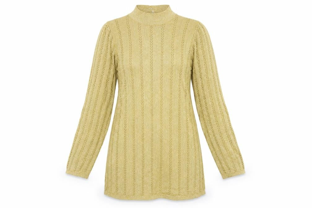 Marks & Spencer Womens Gold   A-Line  Size 12