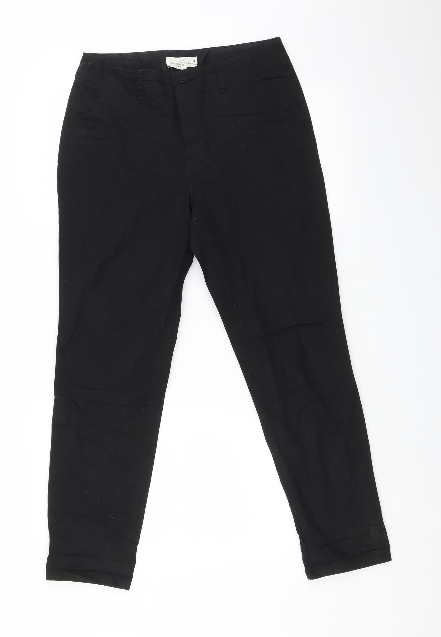 H&M Womens Black   Tapered Jeans Size 8 L28 in