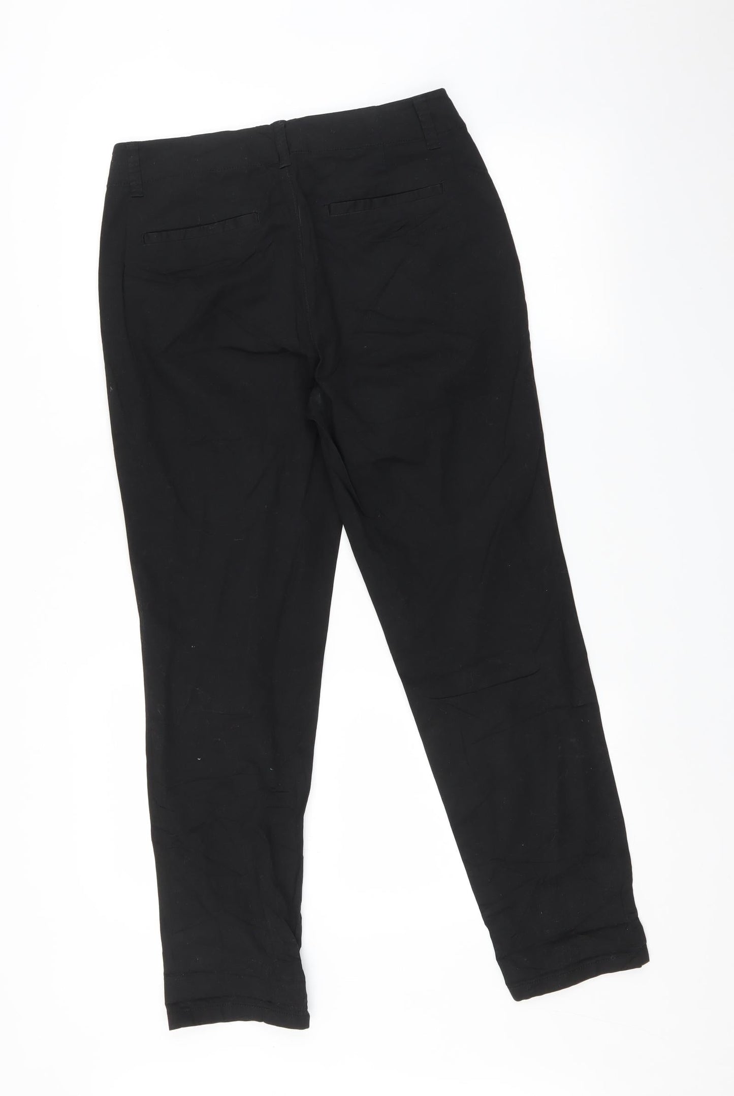 H&M Womens Black   Tapered Jeans Size 8 L28 in