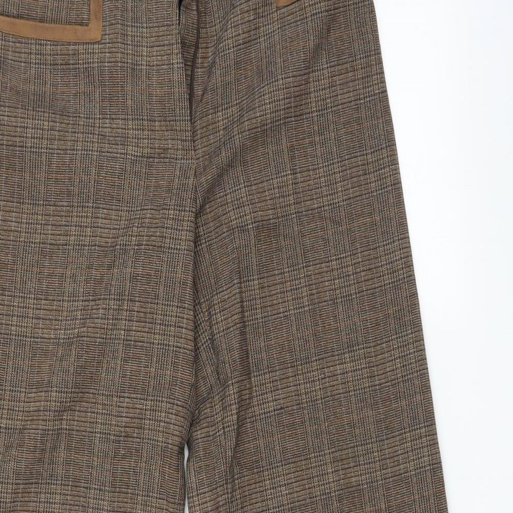 Kapalua Womens Multicoloured Check  Trousers  Size 10 L29 in