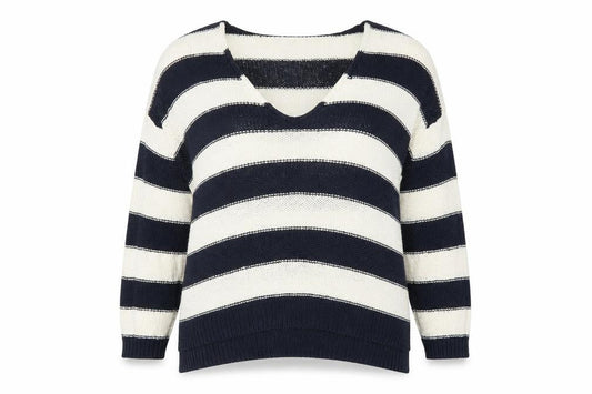 H&M Womens Multicoloured Striped  Pullover Jumper Size M