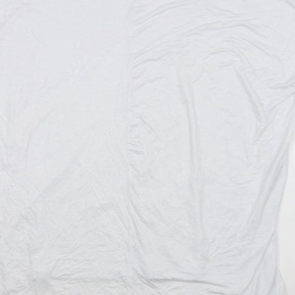 Boohoo Womens White   Basic Blouse Size 12