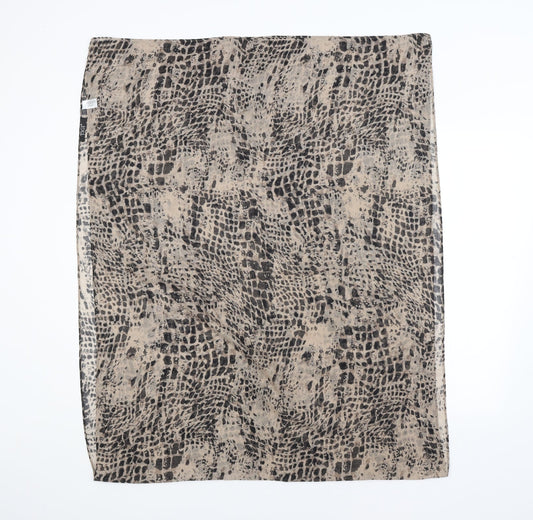TIGI Womens Beige Animal Print   Shawl/Wrap